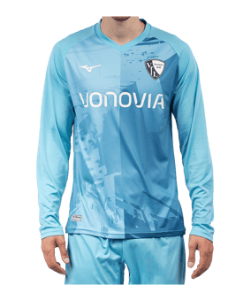 Mizuno VfL Bochum Langarm Torwarttrikot Home 2024/2025 Kids Blau F25 - blau
