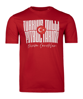 Nike TFF Türkei Bizim Cocuklar T-Shirt Rot Ftffcz0881bizimrot - rot