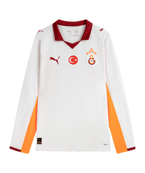 PUMA Galatasaray Istanbul Trikot langarm Away 2025/2026 Weiß F02 - weiss