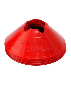 Cawila Mark.Scheiben M 10Stk d20cm 6cm Rot - rot