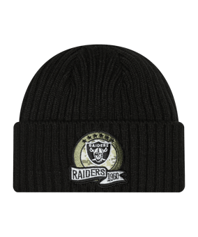 New Era Los Angeles Raiders Beanie Schwarz - schwarz