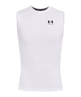 Under Armour HG Compression Tanktop Weiss F100 - weiss