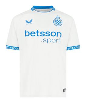 Castore FC Brügge Trikot Auswärts 2025/2026 Weiß