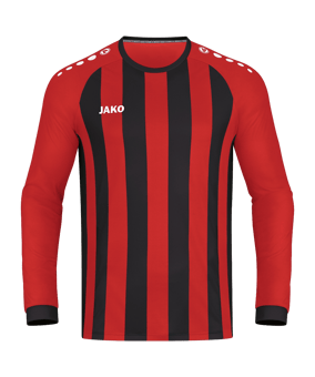 JAKO Inter Trikot Langarm Kids Rot Schwarz F111 - rot