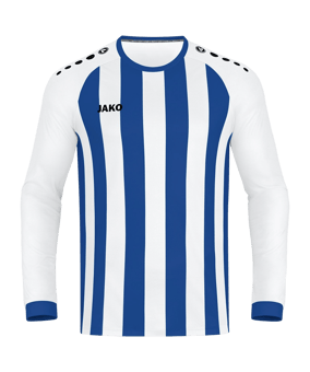 JAKO Inter Trikot Langarm Weiss Blau F012 - weiss