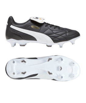 PUMA KING Top MxSG Schwarz Weiss Gold F01 - schwarz