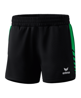 Erima Six Wings Worker Short Damen Schwarz - schwarz