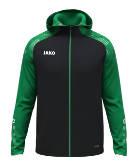 JAKO Sonic Kapuzenjacke Damen Schwarz F827 - schwarz
