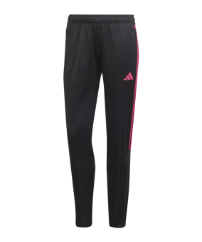 adidas Tiro 23 Club Trainingshose Damen Schwarz Pink - schwarz