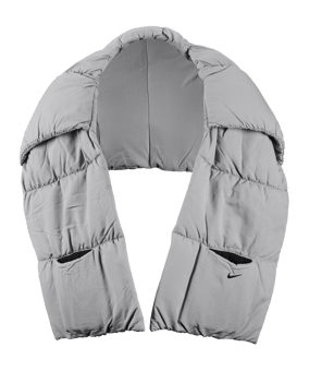 Nike Quilted Neckwarmer Grau Schwarz F059 - grau
