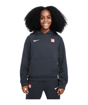 Nike FC Liverpool Air Hoody Kids Grau F070 - grau