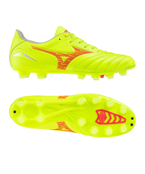 Mizuno Morelia Neo IV Pro FG Dyna Gelb Rot F45 - gelb