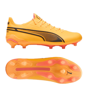 PUMA KING Ultimate FG/AG The Forever Faster Orange Schwarz F08 - orange
