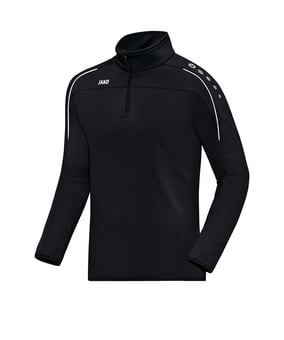 Jako Classico Ziptop Kids Schwarz Weiss F08 - schwarz