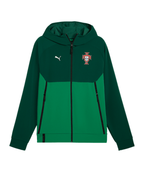 PUMA Portugal PUMATECH Track WV Trainingsjacke Grün F27 - gruen