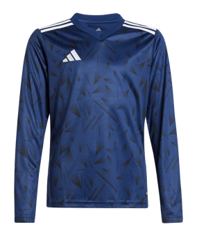 adidas Team Icon 25 Trikot langarm Kids Blau - blau
