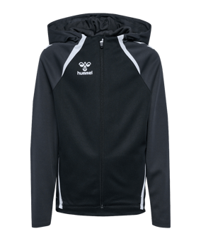 Hummel Lead 2.0 Kapuzenjacke Kids Schwarz F1006 - schwarz