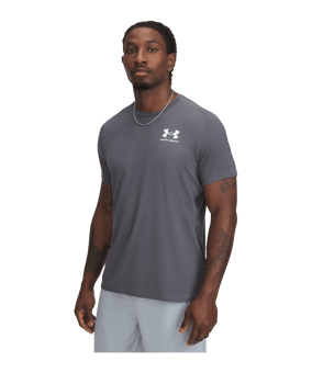 Under Armour Heatgear Fitted T-Shirt Grau F025 - grau