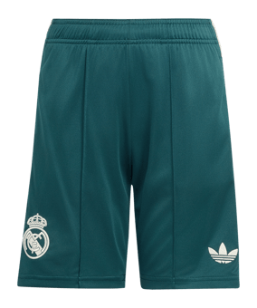 adidas Real Madrid Short Away 2026/2027 Kids Grün - gruen