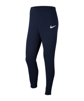 Nike Park 20 Fleece Jogginghose Blau Weiss F451 - blau