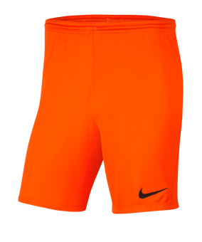 Nike Park III Short Orange F819 - orange