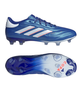 adidas COPA Pure 2.2 FG Marinerush Blau Weiss Orange - blau