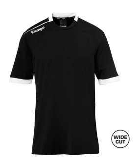 Kempa Player Shooting Shirt Schwarz Weiss F01 - schwarz