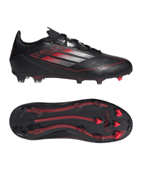 adidas F50 Elite FG Stealth Victory Kids Schwarz - schwarz