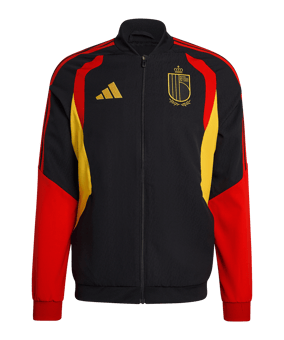 adidas Belgien Tiro Präsentationsjacke Schwarz - schwarz