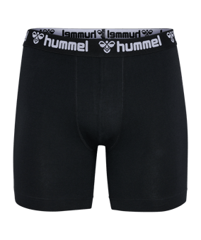 Hummel 2-Pack Underwear Shorts Schwarz F2001 - schwarz