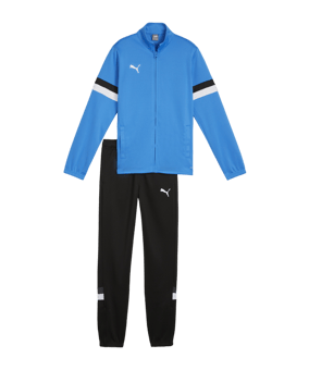 PUMA teamRISE Trainingsanzug Kids Blau F02 - dunkelblau