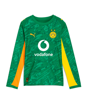 PUMA Borussia Dortmund LS Torwarttrikot 2025/2026 Kids Grün F98 - gruen
