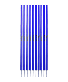 Cawila Slalomstangen CORE 10er Set | 25mm | 160cm - blau