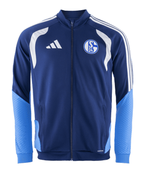 adidas FC Schalke 04 Team Trainingsjacke Blau - blau