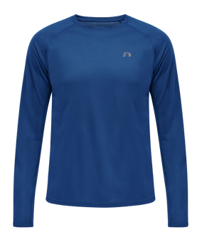 Newline Core Shirt langarm Running Blau F7045 - blau