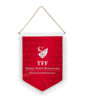 Türkei TFF Wimpel Groß EM 2024 Rot - rot