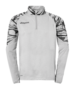Uhlsport Goal 25 HalfZip Sweatshirt Grau F05 - grau