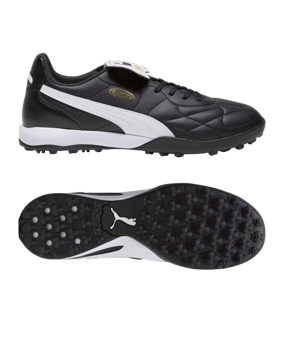 PUMA KING Top TT Schwarz Weiss Gold F01 - schwarz
