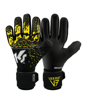 KEEPERsport Varan7 Premier Resist NC TW-Handschuhe Schwarz Gelb F908 - schwarz