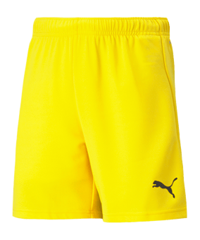 PUMA teamRISE Short Kids Gelb Weiss F07 - gelb