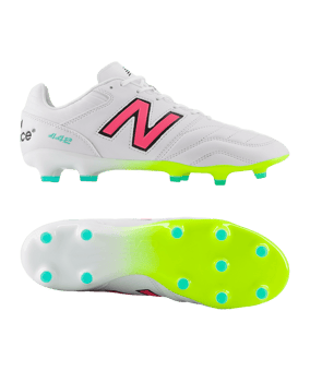 New Balance 442 Pro v2 FG United in FuelCell Weiss - weiss