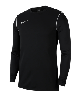 Nike Park 20 Sweatshirt Kids Schwarz Weiss F010 - schwarz