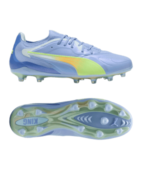 PUMA KING 20 Ultimate FG/AG Light Up Damen Gelb F01 - blau