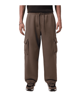 Jordan Brooklyn Fleece Oversized Cargo Braun - braun