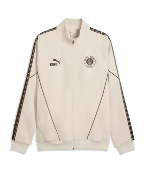 PUMA FC St. Pauli KING Anthem Jacke Weiß F10 - weiss