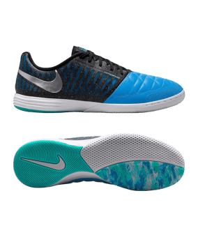 Nike Lunargato II IN Hellblau F014 - schwarz