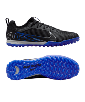 Nike Air Zoom Mercurial Vapor XV Pro TF Shadow Schwarz Silber Blau F040 - schwarz