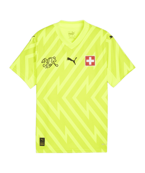 PUMA Schweiz TW-Trikot EM 2024 Kids Gelb F90 - gelb