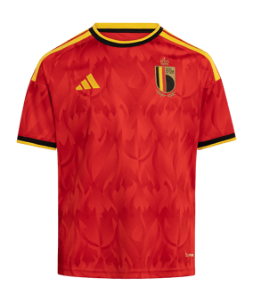 adidas Belgien Trikot Home WM 2026 Kids Rot - rot
