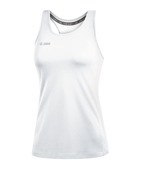Jako Run 2.0 Tanktop Running Damen Weiss F00 - weiss